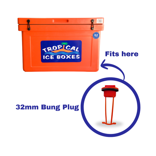 32mm Replacement Bung Plug – Fits Tropical Ice Boxes