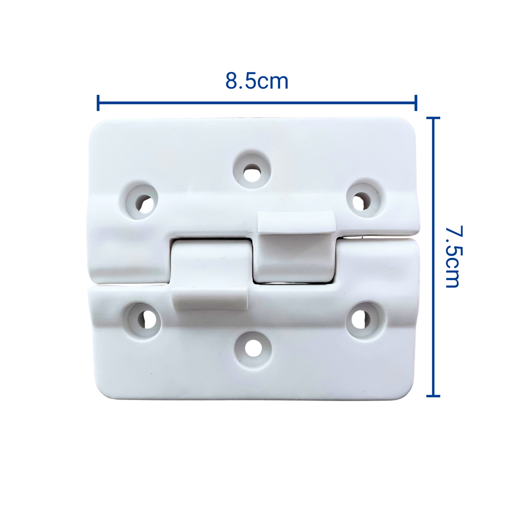 white-replacement-hinge-for-Ice-kool-ice-box-8.5cm-x-7.5cm