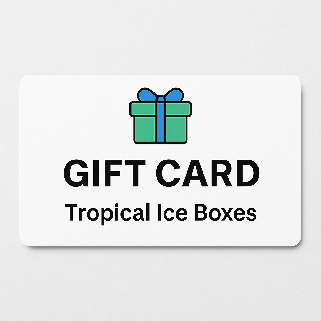 tropical-ice-boxes-gift-card-on-white-background-with-green-blue-present-icon