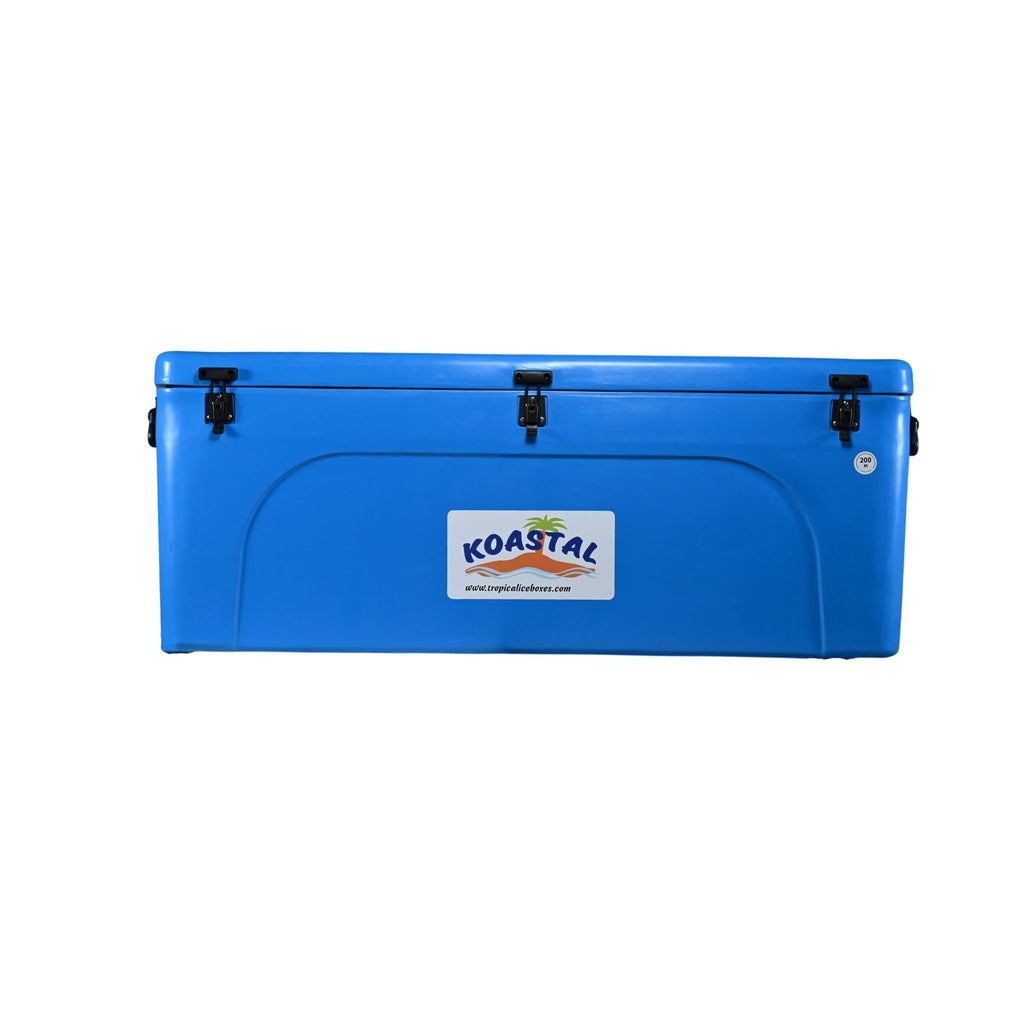 koastal-200l-mackerel-box-long-ice-box-blue-front-view