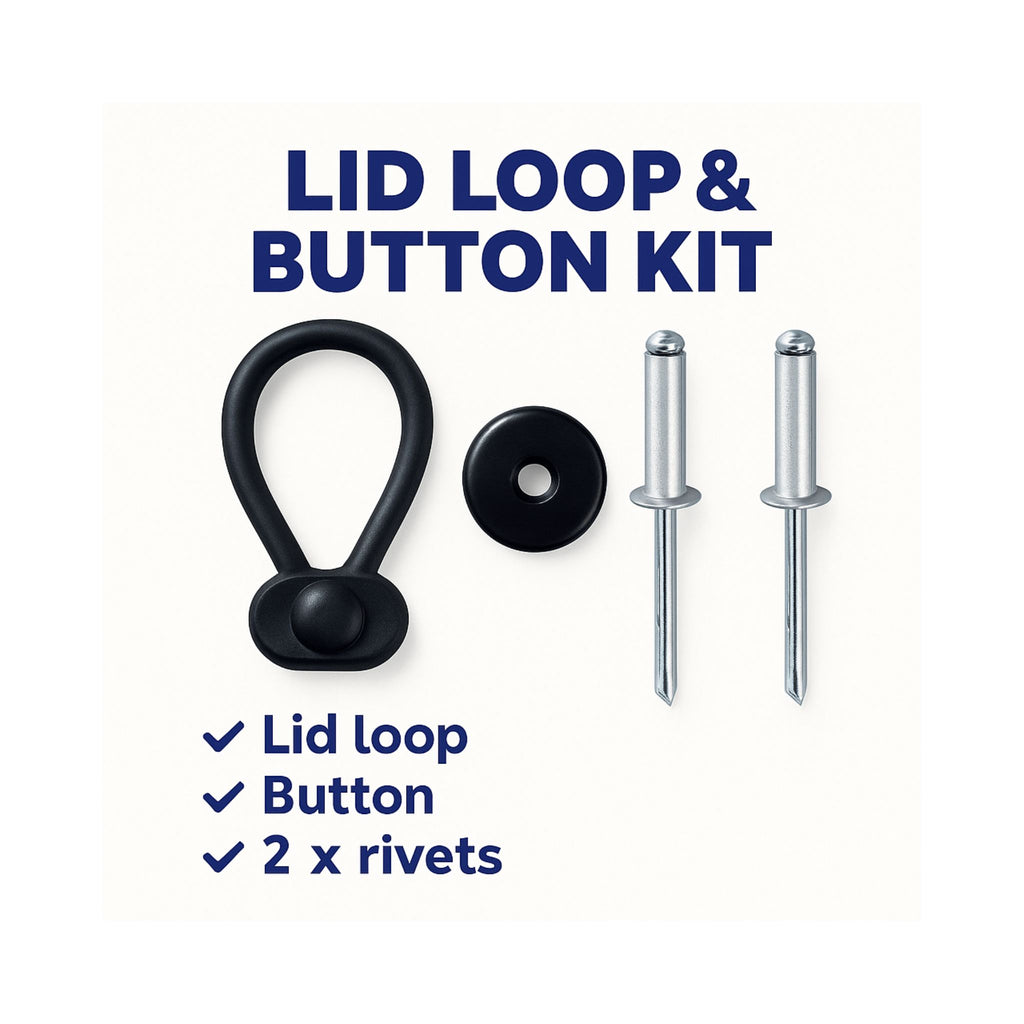 Lid Loop & Button Kit – Fits All Tropical Ice Boxes