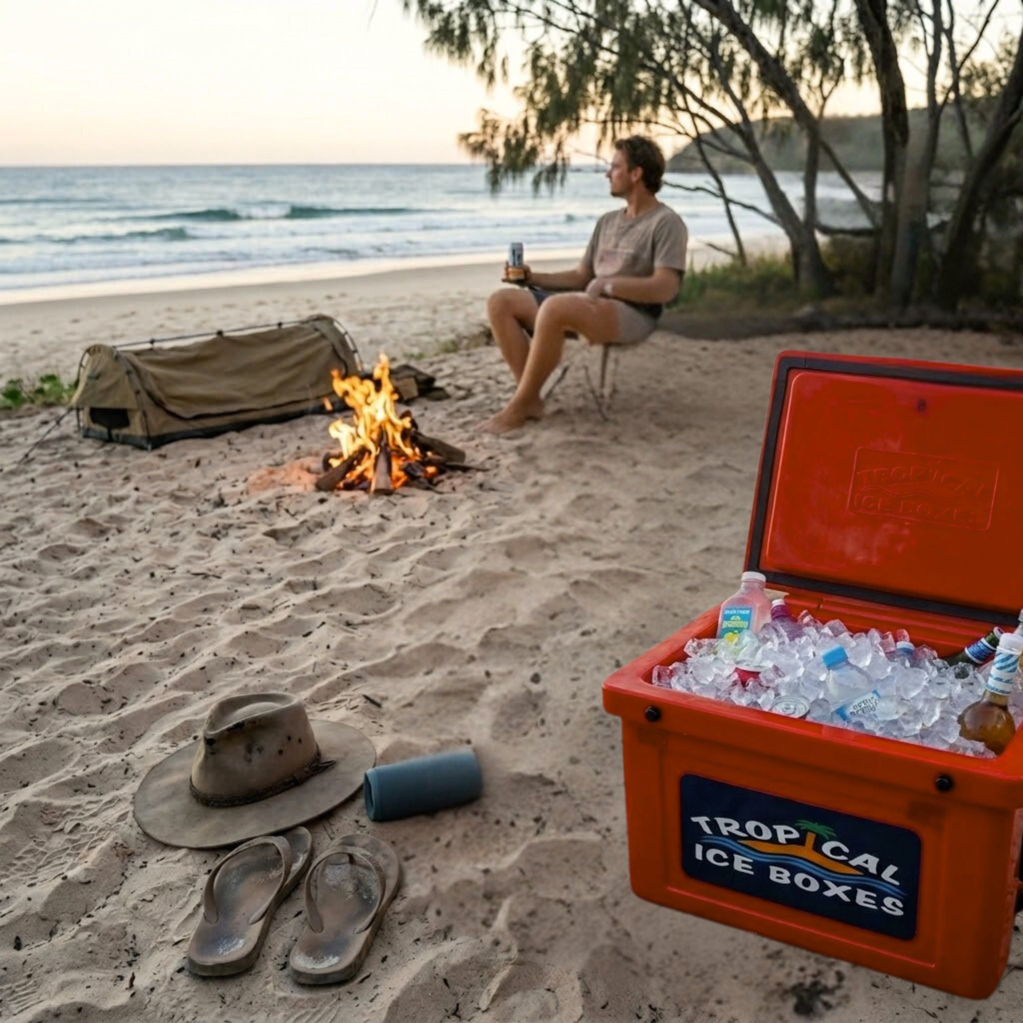T35 – 35L Ice Box for Camping & Day Trips | Tropical Ice Boxes