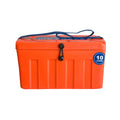 t10-tropical-ice-box-10l-orange-with-blue-strap-white-background