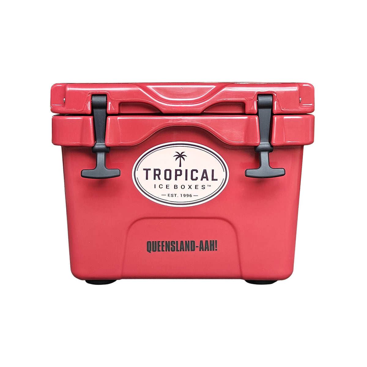 Tropical 15L Lifestyle Ice Box in Queensland-AHH! red, front view