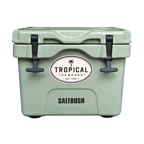 Tropical 15L Lifestyle Ice Box in Saltbush green, front view