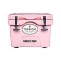 Tropical 15L Lifestyle Ice Box Sunset Pink front view gallery:sunset-pink