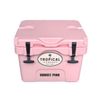 Tropical 15L Lifestyle Ice Box Sunset Pink top side view gallery:sunset-pink