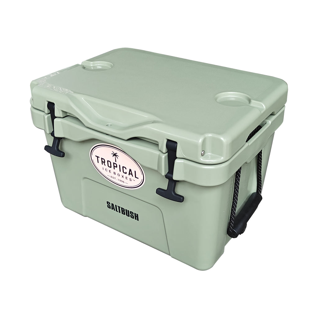 Tropical 25L Lifestyle Ice Box Saltbush right side view drain bung gallery:saltbush