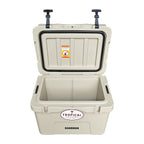 Tropical 25L Lifestyle Ice Box Sandman open lid view gallery:sandman