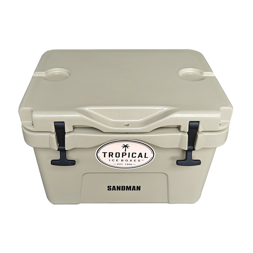 Tropical 25L Lifestyle Ice Box Sandman top side view gallery:sandman