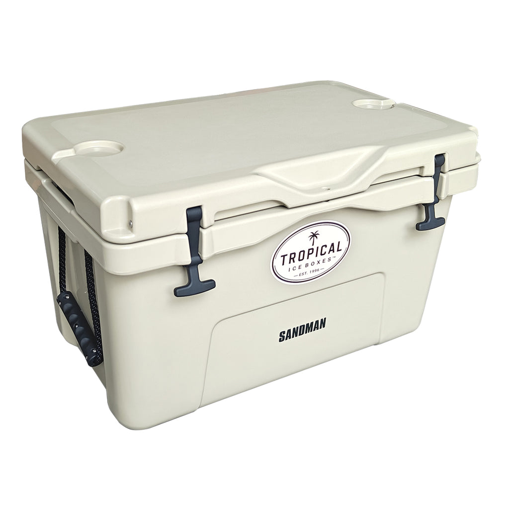 Tropical 35L Lifestyle Ice Box Sandman left side view gallery:sandman