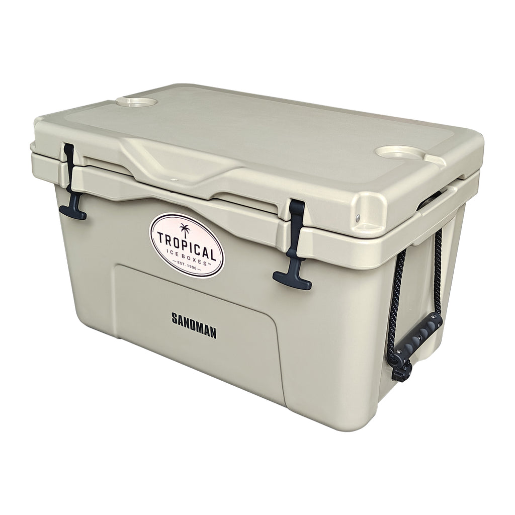Tropical 35L Lifestyle Ice Box Sandman right side view drain bung gallery:sandman