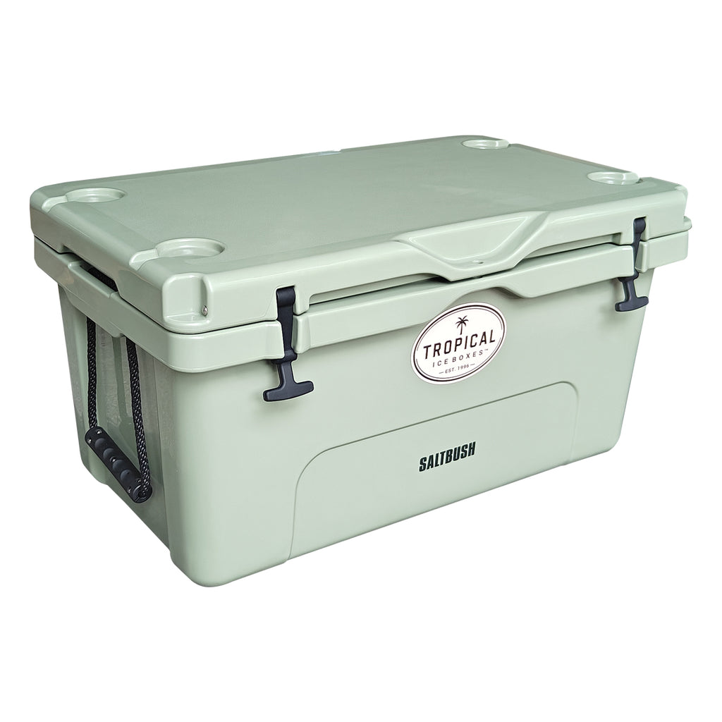 Tropical 65L Lifestyle Ice Box Saltbush left side view gallery:saltbush