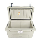 Tropical 65L Lifestyle Ice Box Sandman open lid view gallery:sandman