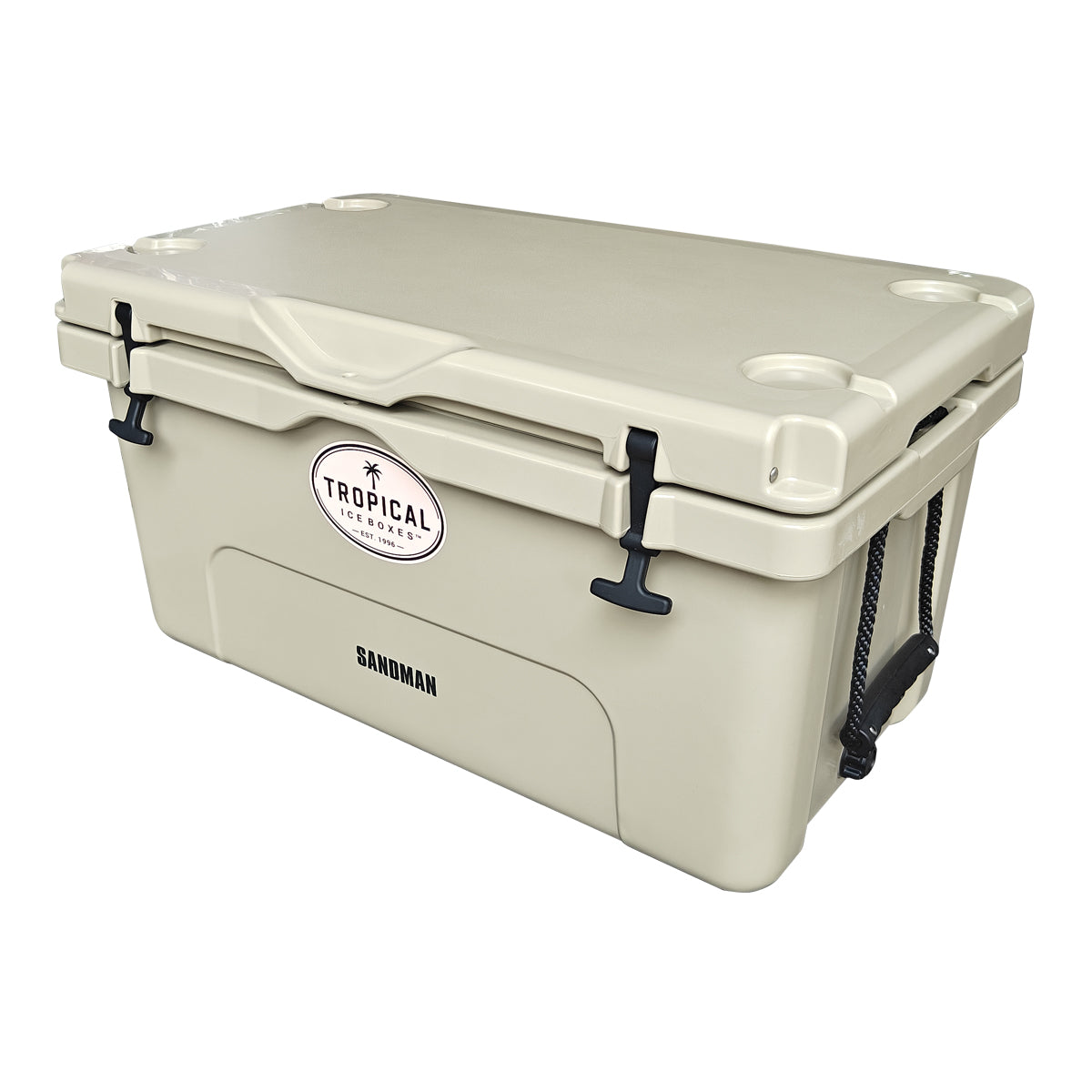 Tropical 65L Lifestyle Ice Box Sandman right side view drain bung gallery:sandman
