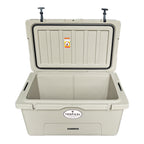 Tropical 85L Lifestyle Ice Box Sandman open lid view gallery:sandman